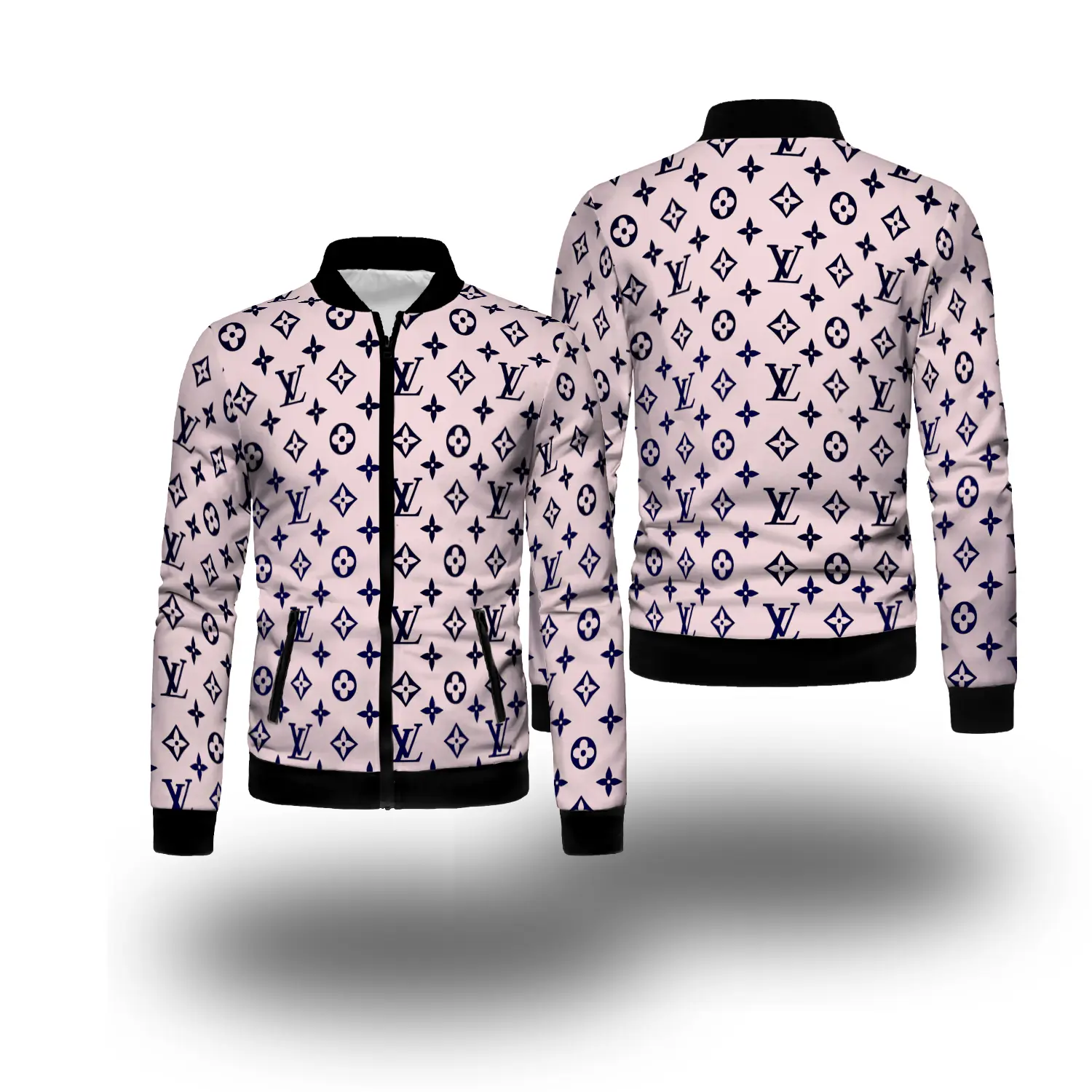 Louis vuitton varsity zipper tracksuit jacket hot trend 1717